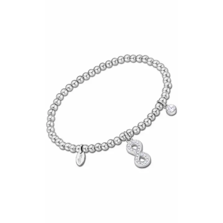 Pulsera Lotus Style Millennial Mujer Infinito y Chatones Acero Inoxidable LS2170-2/6 - 1
