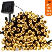 Luces De Hiedra Solar Para Exteriores 105Pies 310LED Impermeables Para Navidad Patio Jardín Bodas Fiestas Decoración De Árbol - details 9