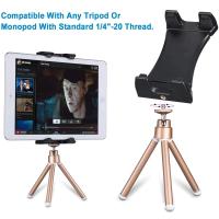 Soporte Ajustable Universal Para Tableta Y Teléfono 4-13" Montado En Motocicleta Bicicleta Micrófono Trípode Base Pesada Con Girado 360° - details 10