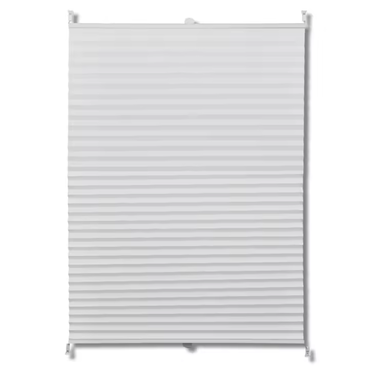vidaXL Persiana Cortina plisada blanca 80x200cm - 1