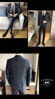 Traje De Moda Para Hombre 2025 (Blazer+Chaleco+Pantalones) Estilo Artístico Casuero Elegante Talla M-5XL Adecuado Para Bodas Y Trabajo - details 37