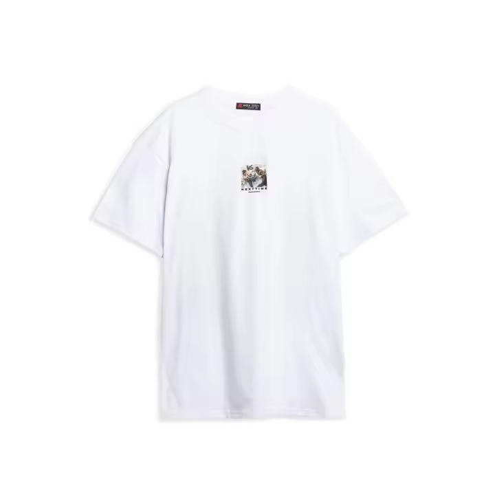 Cmaiseta Area Zero Blanca Fighters Oversized Tee - 1
