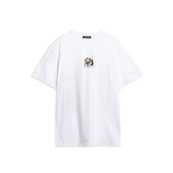 Cmaiseta Area Zero Blanca Fighters Oversized Tee - 1