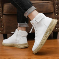 Botas De Piel Para Hombre De Moda Al Aire Libre Botines De Trabajo Ligeros Y Calientes Diseñador Hecho a Mano Clásico Con Cordones Talla Verdadera - details 13