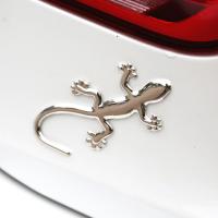 10pcs Pegatinas 3D Geckos Lagartos Impermeables Reflectantes Para Coche Motocicleta Accesorios De Estilo De Coche Adhesivos De Animal Metálicos - details 6