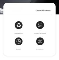 Alfombrilla De Carga Inalámbrica Para Tesla Model 3+ Highland 2024 Silicona Antideslizante Negro Y Blanco Accesorios Model3 - details 1