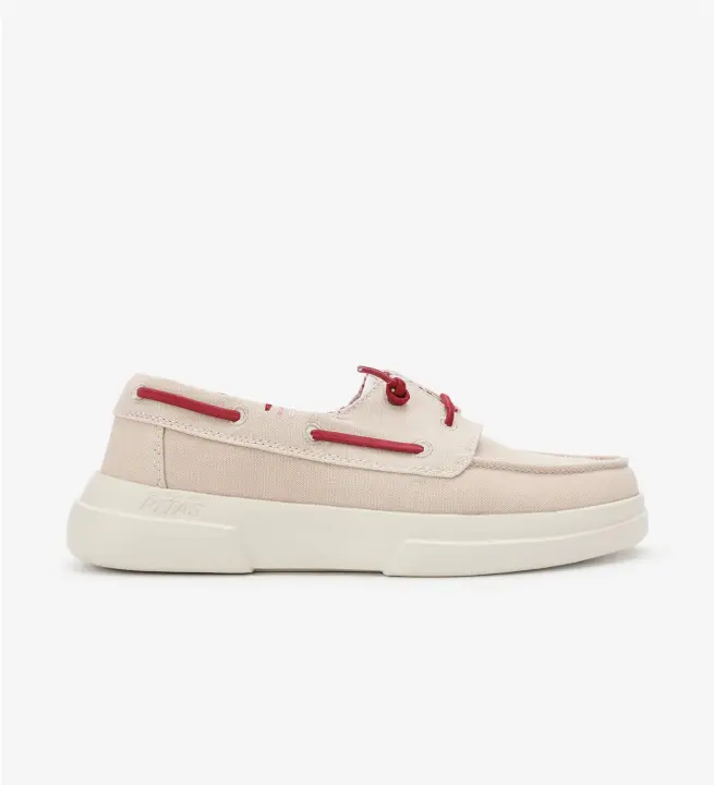 54 Cefalu Nautico De Mujer Walk In Ptias De Algodón  - Beige - 1