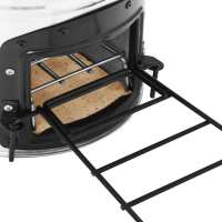 vidaXL Cocina leña camping acero inoxidable plateado 45,5x33x25,5 cm - details 6