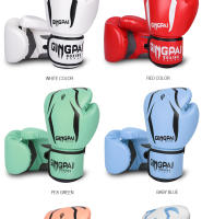 Guantes De Boxeo PU Transpirables 6/8/10/12Oz Para Niños Y Adultos Profesionales Sanda Muay Thai Taekwondo Guantes De Golpeo - details 6