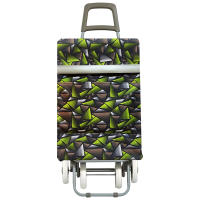 Happy casa Carrito de Compra Plegable Ligero 90x30x39cm , Resistente, Plegable, con 4 Ruedas Resistentes, para la Compra de Alimentos, Capacidad de Carga 40 Litros - details 0