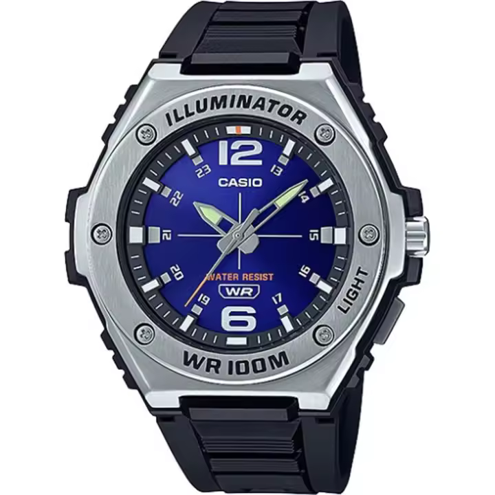 reloj deportivo hombre Casio MWA-100H-2A Luz Correa de resina 100m Water resist - 1