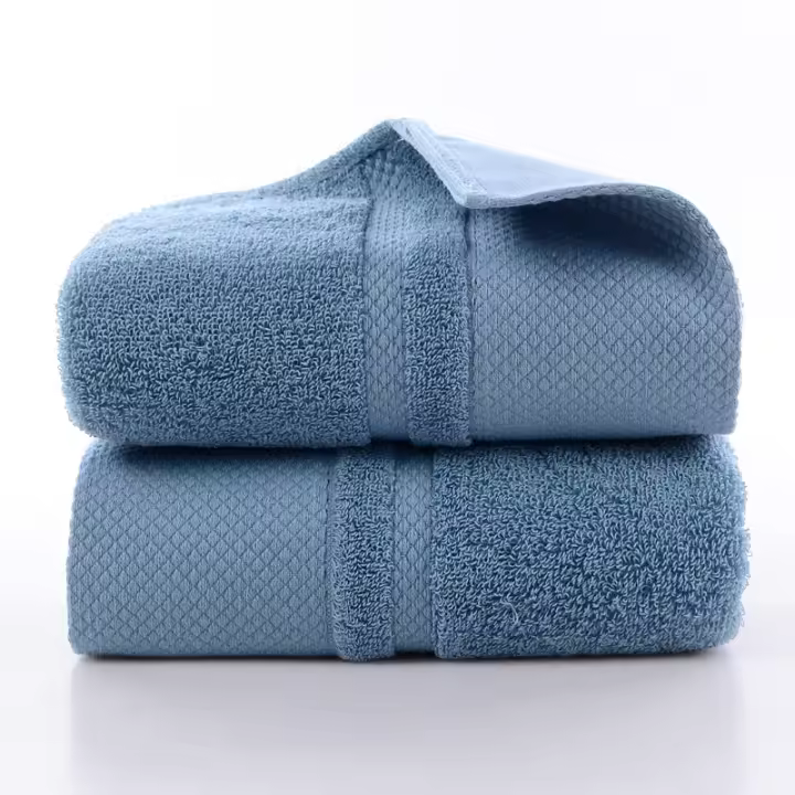 Juego De Toallas De Algodón Bordadas 3 Piezas 35x75cm 70x140cm Toallas De Baño Geométricas Para Mano Rostro Y Ducha Toallas De Baño - 1