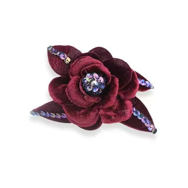 FLOR DE TERCIOPLEO CON LENTEJUELAS Raíz FLORES Productos de Google Shopping Inicio NOVEDADES FILIGRANAS/BROCHES & ABALORIOS BROCHES DECORATIVOS FLORES DE TELA - 1
