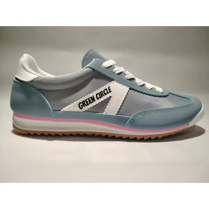 Zapatillas Mujer Green+Circle Fleur. Celeste. Transpirable. Plantilla confort. - 1