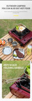 Juego De Cocina Para Camping Y Picnic Ultra Ligero De Acero Inoxidable Set Portátil De Seis Piezas Para Alimentos - details 2