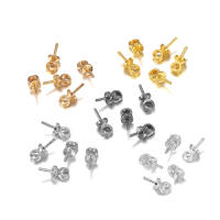 Pendiente De Latón Para Encantos Con Ojo De Tornillo Y Agujero Medio Colgante Para Perlas Conector De Joyería Accesorios Top Perforados - details 5