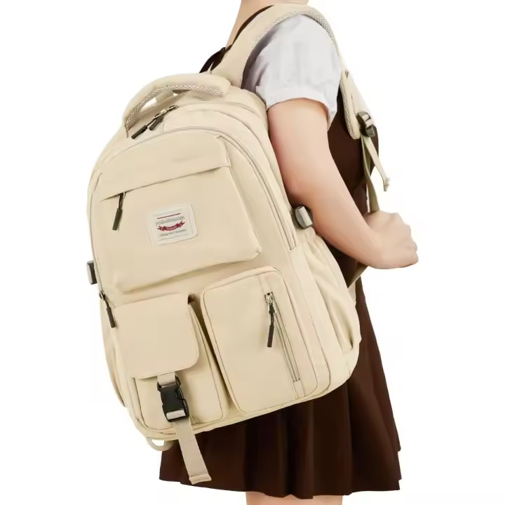 Mochila escolar ligera para mujer, bonita mochila escolar, mochila para computadora portátil, mochila informal para el día a día, mochila de viaje - 1