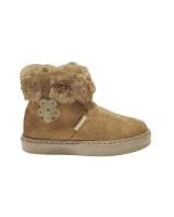 Botas de piel de Titanitos para niña mod. U712 Paloma color Topo - details 1