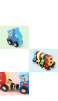 Juego Educativo De Montessori Magnético Digital De Color Para Niños Tablero De Ajedrez De Madera Con Vehículos Aprendizaje De Colores Y Formas 12 Piezas - details 6