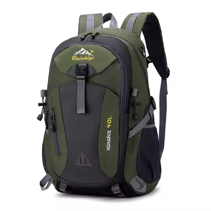 Mochila de nailon impermeable para hombre y mujer, morral informal para viajes al aire libre, senderismo, Camping, montañismo, bolsas deportivas juveniles, novedad - 1