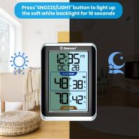 GEEVON Termómetro Y Higrómetro Digital Inalámbrico Para Interior Y Exterior Con Tiempo Alcance De 200 Pies/60 Metros Medidor De Temperatura Y Humedad - details 2