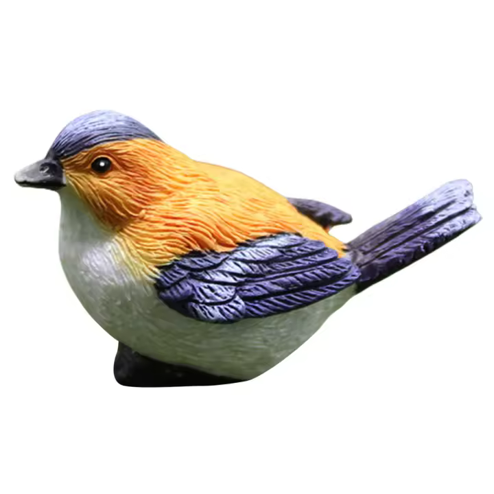 Estatua De Bird Ornament En Resina Para Jardín Adorno Animal DIY Escultura Decoración De Árbol Exterior Estilo Yard Ornament - 1