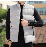 Chaqueta Sin Mangas Para Hombre 5XL Impermeable Cierre De Cremallera Collarín De Invierno Casual Prenda Exterior De Otoño E Invierno - details 3