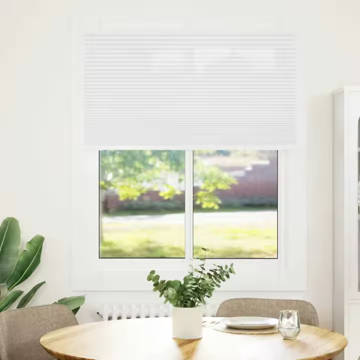 Estor Plisado blanco 105x100 cm Tela Ancho 104,4 cm Poliéster - 1