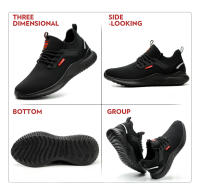 Zapatos De Seguridad Para Hombre Indestructibles Con Punta De Acero Antipinchazos Zapatillas De Trabajo Moda Calzado De Protección - details 16