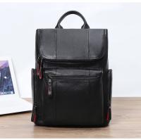 Mochila De Cuero Auténtico Crocodilo Para Laptop De 15.6 Pulgadas Hombres Viaje Impermeable Grande Para Adolescentes Escuela Bolsa De Viaje Preppy Style - details 20