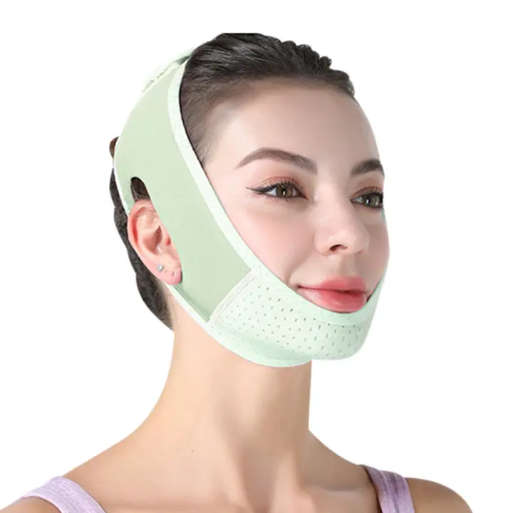 Mascarillas faciales adelgazar con reductor de Barbilla Doble en forma de venta para el estiramiento facial para Mujeres - 1