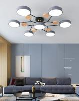 Lámpara De Techo Moderna IRALAN Con Tres Colores Ajustables Macaron Para Sala Cocina Oficina Lámpara Colgante Chandelier - details 5