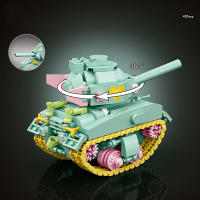 Bloques De Construcción De Tanque Creativos 455 Piezas En Colores Rosa Y Verde Juguete De Asamblea Para Niños Regalo De Navidad - details 6