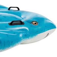 INTEX - Flotador hinchable, 145x185 cm, Diseño raya, Incluye parche reparación, Con 2 asas de sujeción, 2 cámaras de aire, Colchonetas de piscina, Hinchables playa, Juguete agua - details 5
