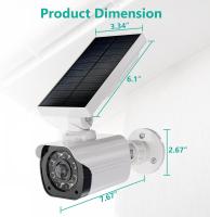 Lámpara Solar Comparación Jardín Monitoreo Cámara Falsa Detección Cuerpo Humano Reflector Fuego - details 2