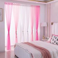 Cortinas De Tulle Sólido Colorido Transparente 100% Poliéster Para Dormitorio Cocina Sala De Estar Habitación De Niños Clase Magnolia Rod Pocket - details 4