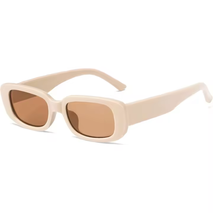Gafas de Sol rectangulares para Mujer y Hombre, Modernos Gafas de Sol estilo retro de los años 90 with Protección UV400 - 1