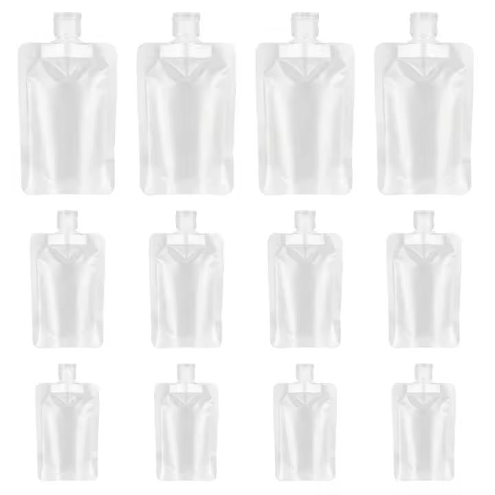 Bolsa de Viaje Refillable para Loción Champú y Gel de Ducha Bolsa de Empaque de Sub-Producto (30Ml/50Ml/100Ml) Material MOPP+PET+PE Equipo de Belleza - 1