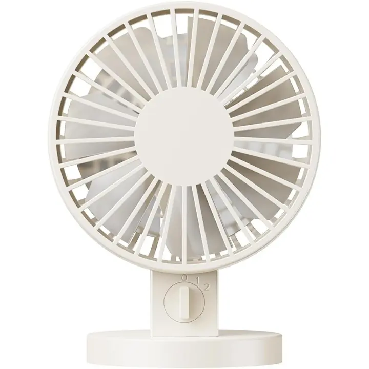 Ventilador de escritorio USB, potente ventilador de escritorio, ventilador de escritorio USB de escritorio, 2 velocidades, ventilador de mesa pequeño, ventilador de refrigeración, alimentación USB para el hogar, la oficina, el ventilador del coche - 1