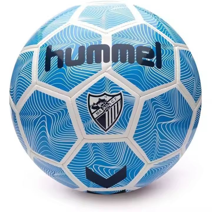 Balon Malaga CF Grande Hummel, Licencia 100% Oficial, Talla 5, Roger - Kiglam - 1