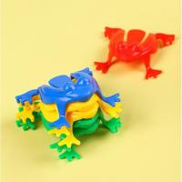 10/20Pcs Juguetes De Rana Saltarina En Color Sólido Juguete De Plástico Para Juego Familiar Y Alivio Del Estrés Regalo De Cumpleaños Para Niños - details 2