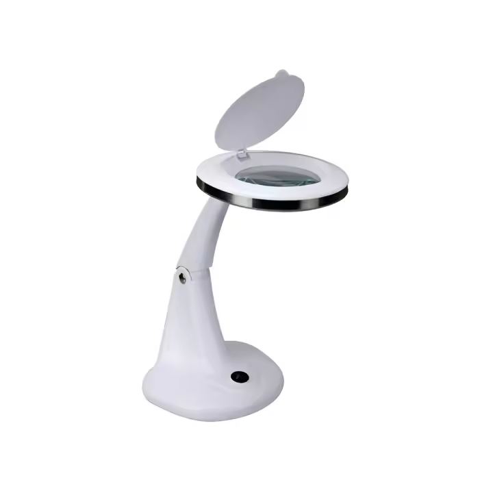 Velleman Lámpara Led con Lupa - 3 + 12 Dioptrías - 6 W - 30 Leds - Color Blanco - 1