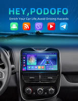Podofo Radio de coche Android 2 Din para Renault S.A CLIO Cambio manual/Automático 2013-2018 Carplay 8+128GB AI Voice WIFI+4G DSP GPS Navegación Multimedia Reproductor de Video - details 0