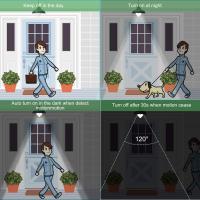 Bombillas LED con detector de movimiento PIR E27, sensor de Luz inteligente de 15 W, 5700 K, encendido/apagado Automático, paquete de 2 - details 2