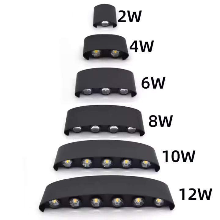 Luz De Pared Exterior Impermeable 10W 20W Para Porche Jardín Iluminación Doméstica Con Luz LED Contemporánea Montaje En Pared - 1