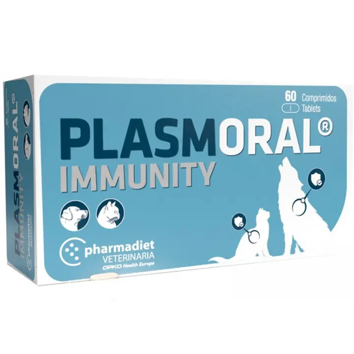 Plasmoral immunity 60 comprimidos para perros y gatos Pharmadiet - 1