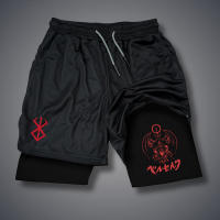 Shorts De Compresión Para Hombre 2 En 1 Con Bolsillos Para Teléfono Móvil Ropa Deportiva Secado Rápido Para Gimnasio Y Correr - details 8