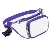 Bolso De Cintura Para Mujer En PVC Bolsa De Hombro Transparente Para Playa Viajes Running Estilo Casual Sin Patrón - details 5