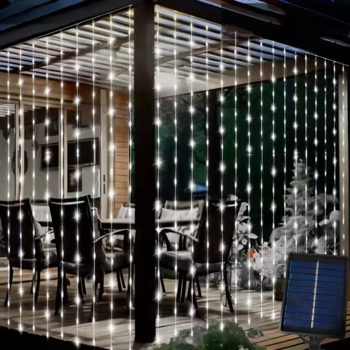 Luces De Hilo De Cobre Solar Para Exterior 3/6x3M Guirnalda De Hadas Para Navidad Halloween Cumpleaños Regalo De Boda Decoraciones - 1