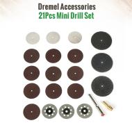 Set De 21 Discos De Corte De Resina Para Herramientas Rotativas Accesorios Para Dremel Hojas De Sierra Para Madera - details 0